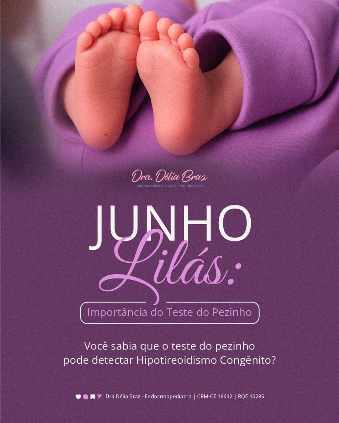 A importância do teste dos pezinhos