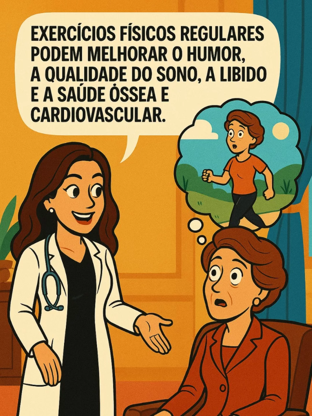 Quer saber como retomar o controle e atravessar a menopausa com leveza, saúde e autoestima lá em cima? Me chama!