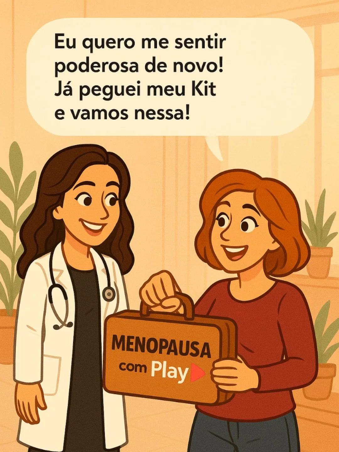 Quer saber como retomar o controle e atravessar a menopausa com leveza, saúde e autoestima lá em cima? Me chama!