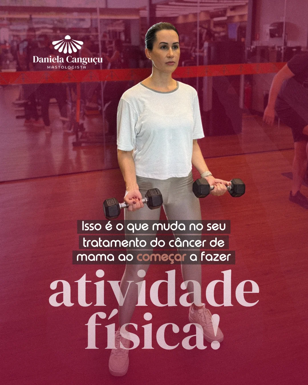 Isso é o que muda no seu tratamento do câncer de mama ao começar a fazer atividade física!