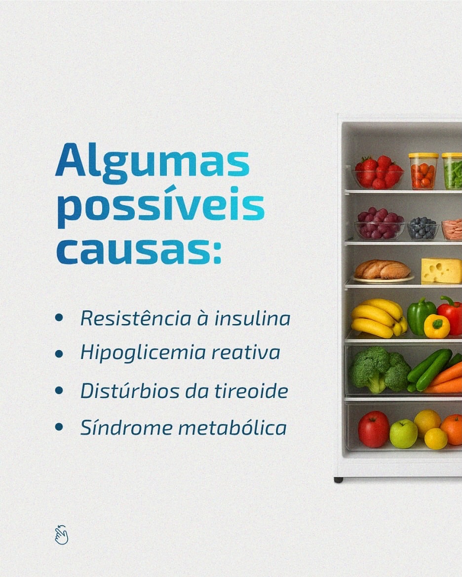Sensação de fome mesmo após comer?