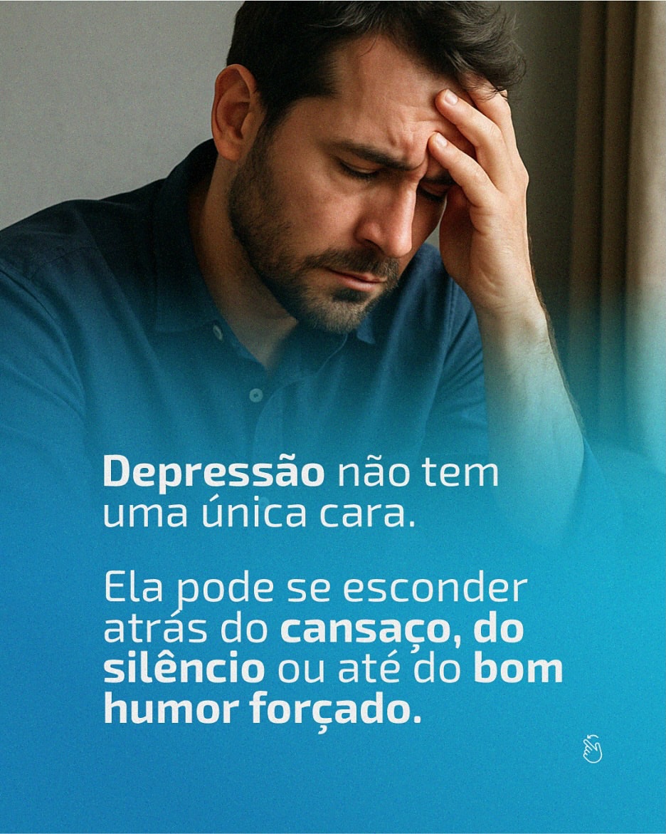 Sinais silenciosos de depressão.