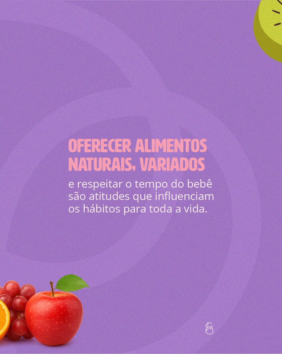 Intrudução alimentar com propósito: por que os primeiros sabores importam tantro?