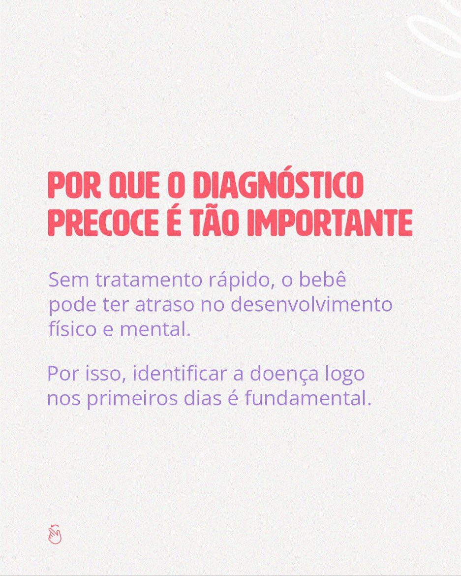 Hipotireoidismo Congênito. O diagnóstico que precisa ser feiro nos primeiros dias de vida
