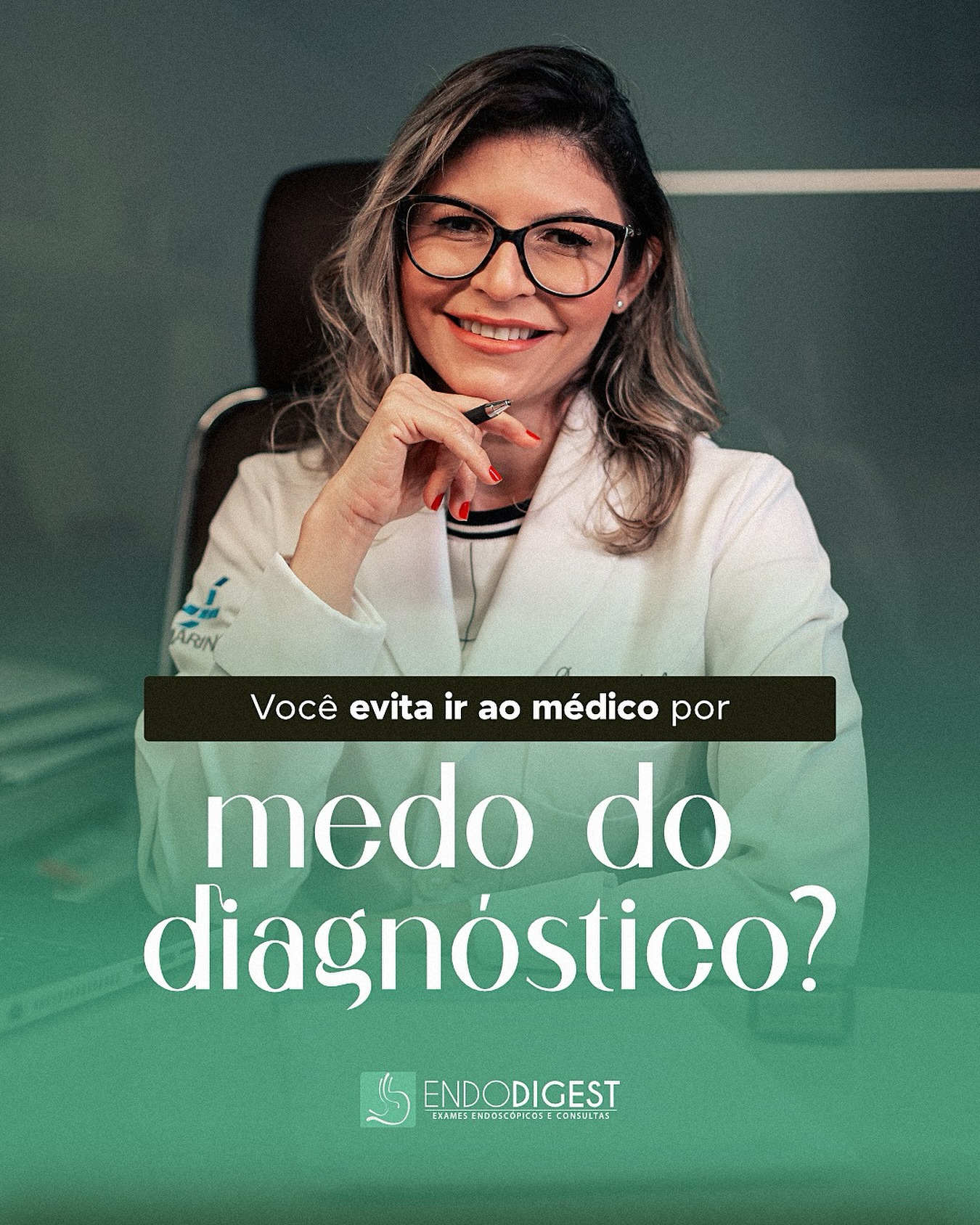 Medo do diagnóstico? Agende sua avaliação e dê esse passo por você.