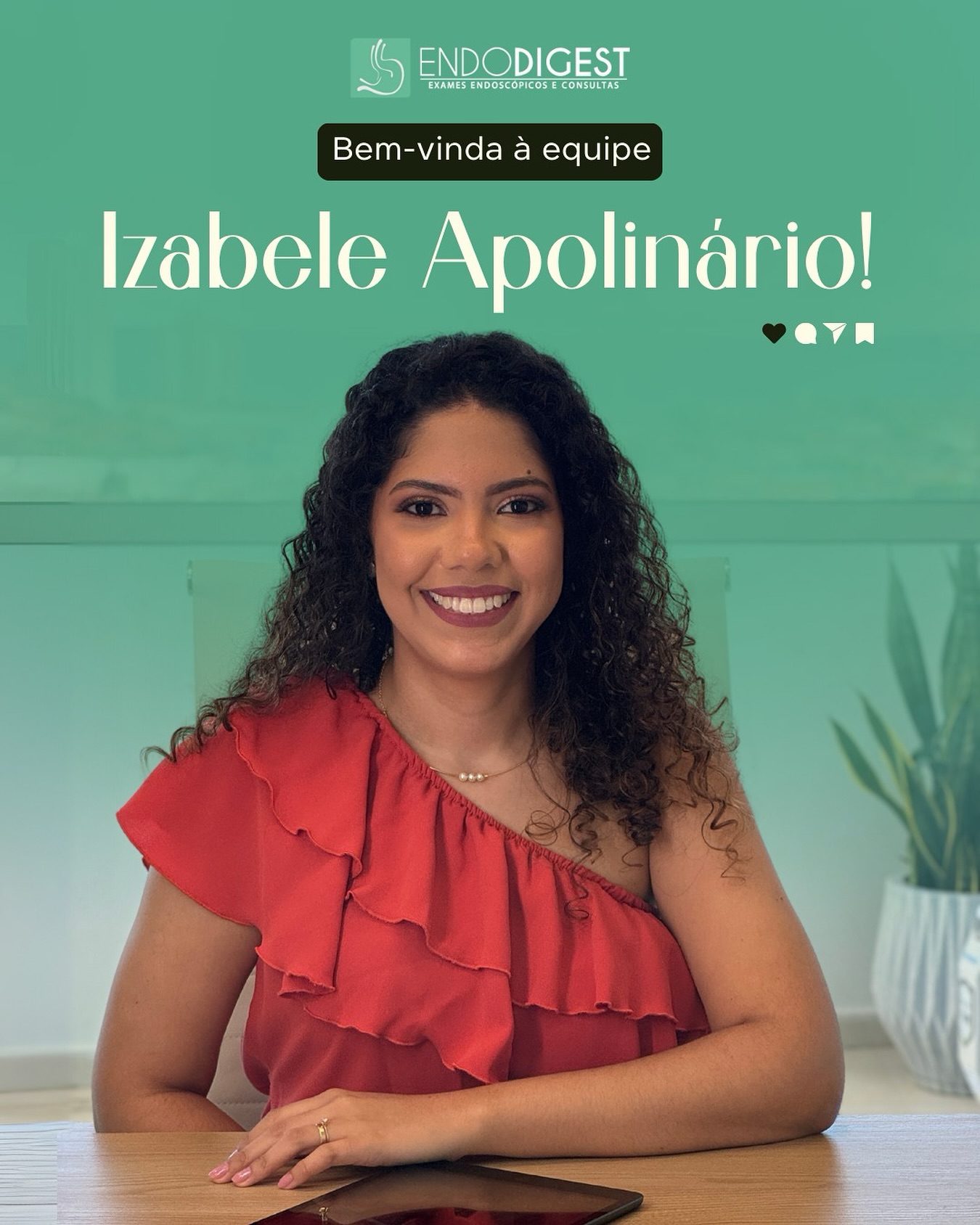 Seja muito bem-vinda, Izabele!