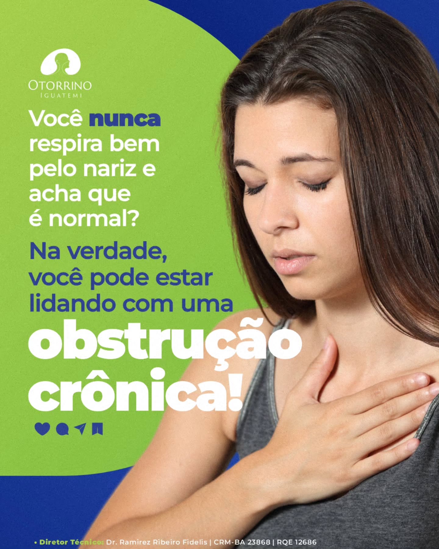 Você já se acostumou a respirar mais pela boca do que pelo nariz?