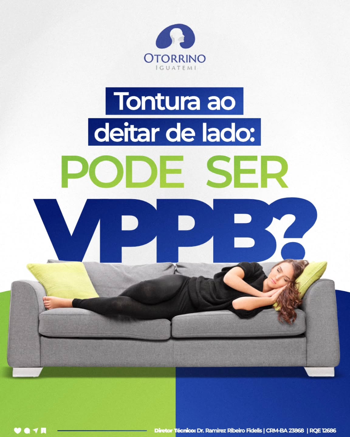 Você sente tontura ao deitar de lado na cama?