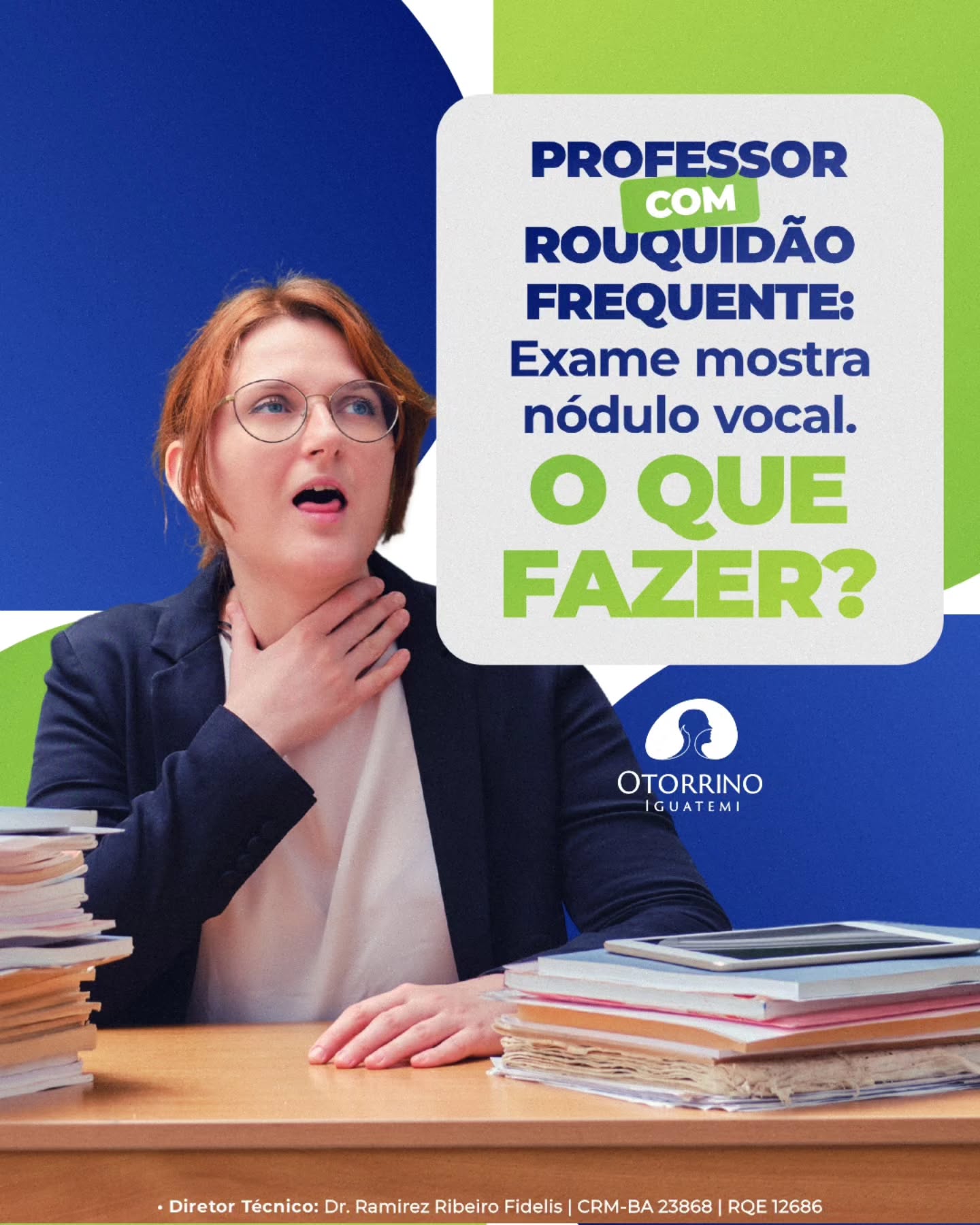 Você é professora e tem percebido uma rouquidão que insiste em não ir embora?