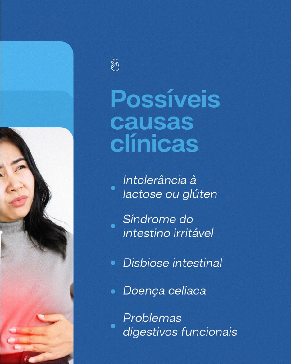 Se sente estufado depois das refeições?