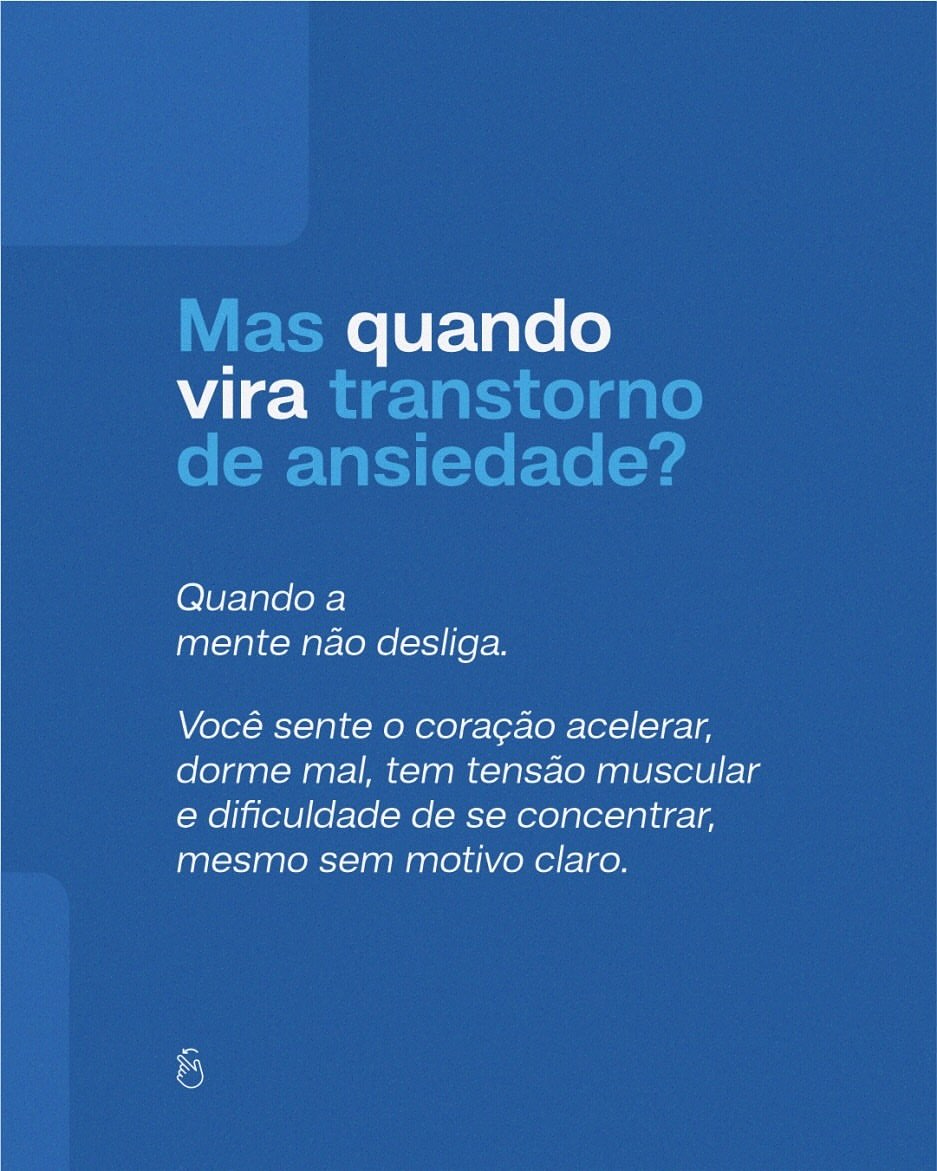 Transtorno de ansiedade ou só preocupação?
