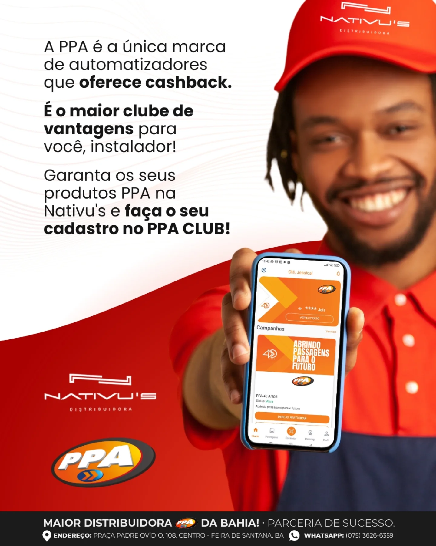 Traga seus projetos para a Nativu’s, escolha PPA e aproveite todos os benefícios desse clube de vantagens único no mercado.