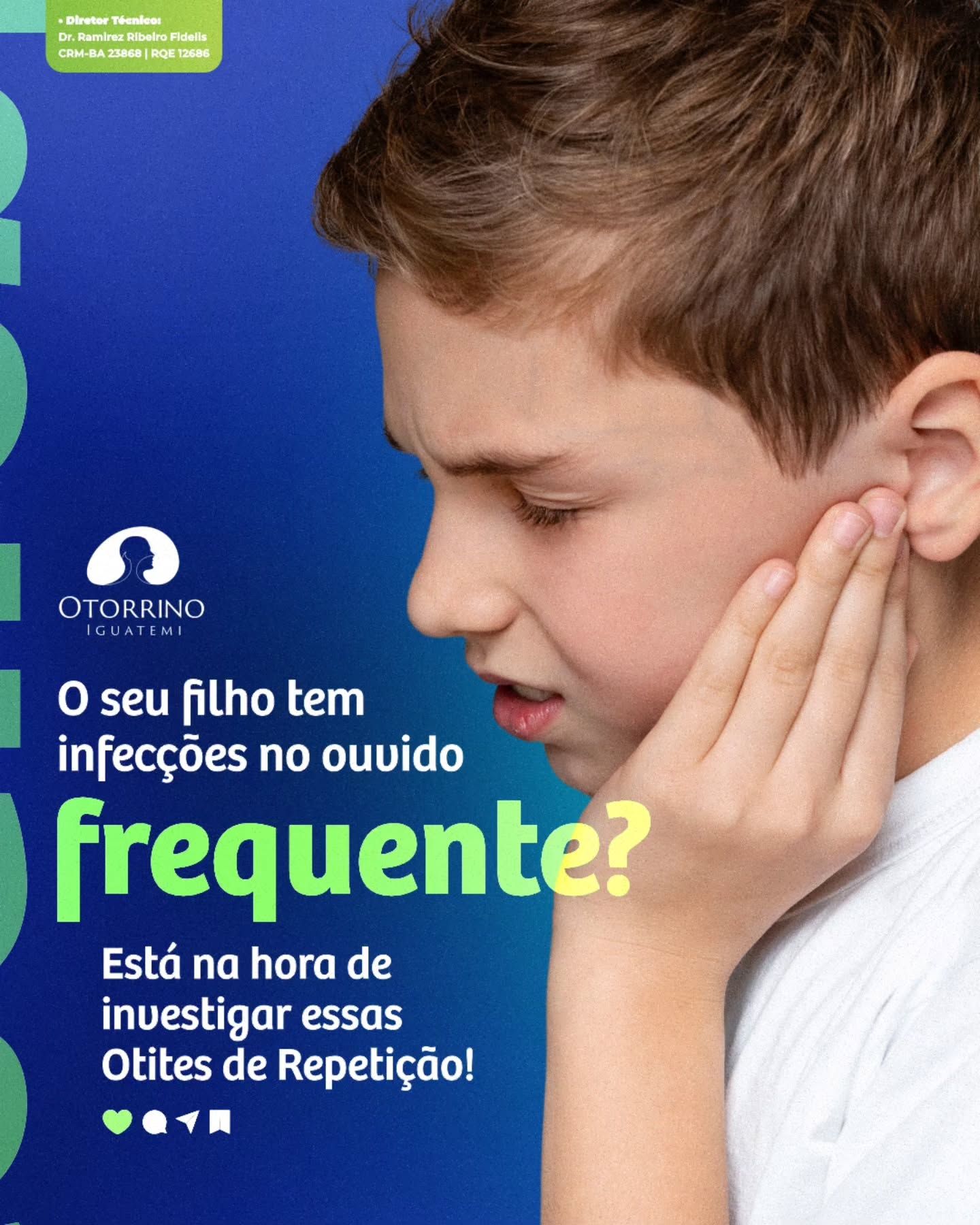 Você já percebeu que o seu filho tem infecções no ouvido com muita frequência?
