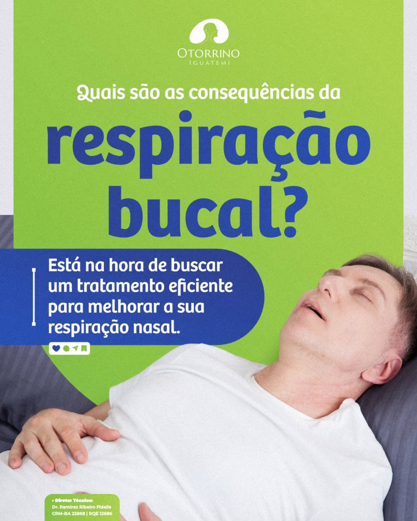 Você costuma respirar mais pela boca do que pelo nariz?