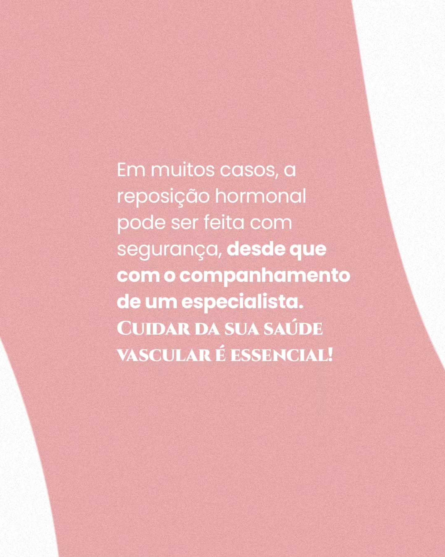 Deslize e entenda por que cuidar da saúde vascular faz toda a diferença nesse momento.