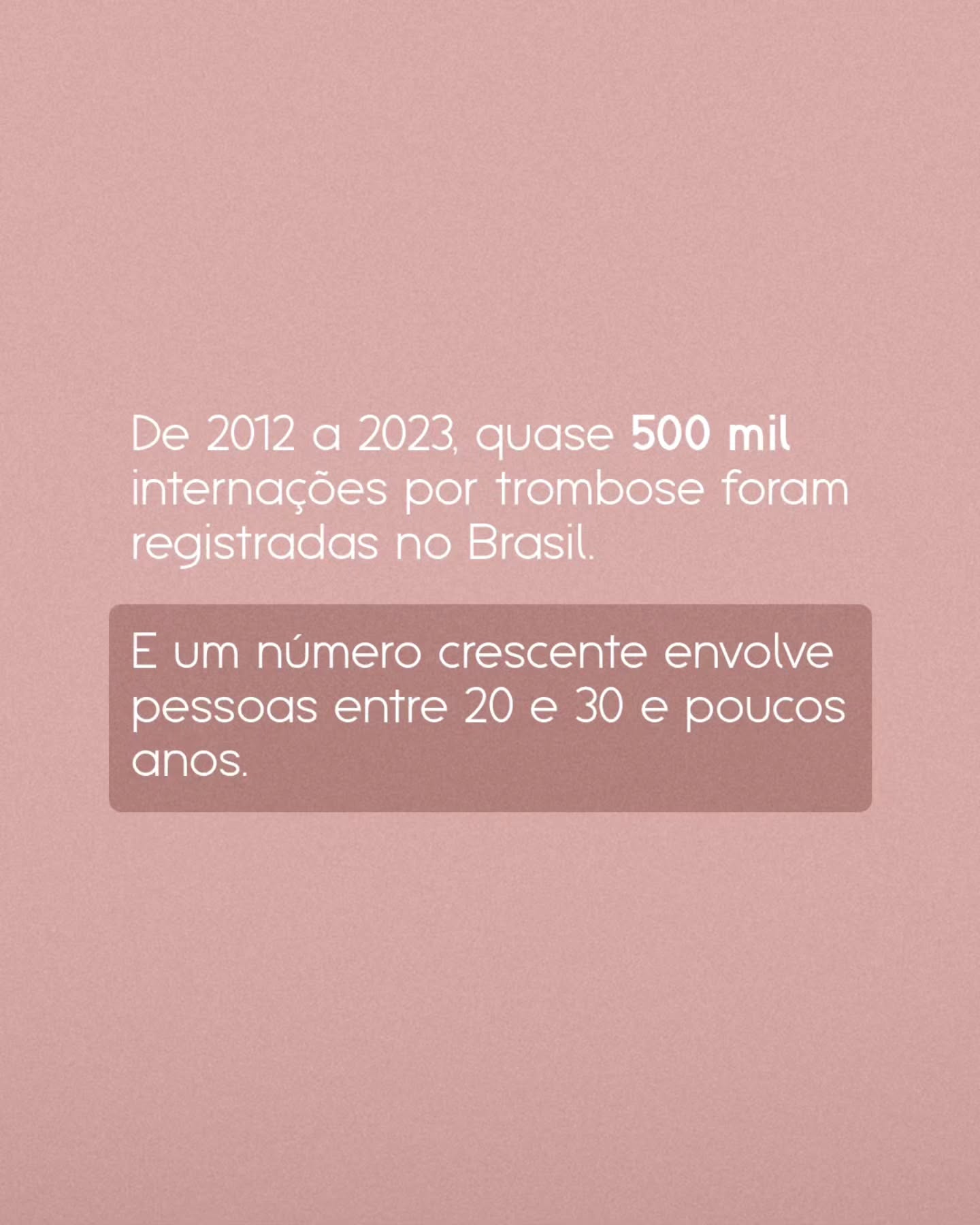 Trombose em jovens
