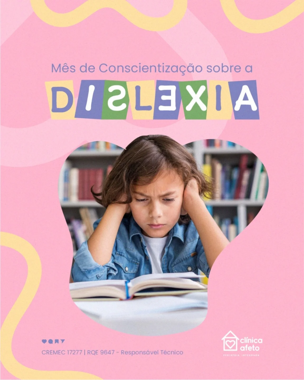 Mês de Concienetização Sobre a Dislexia
