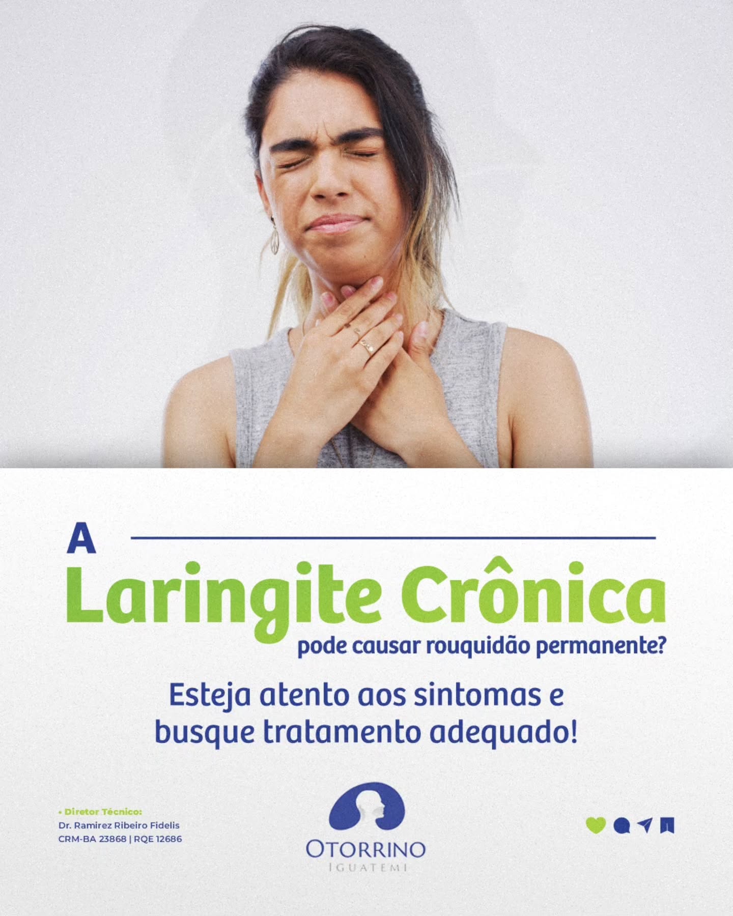 Você já percebeu que a sua voz anda rouca por muito tempo e não melhora?