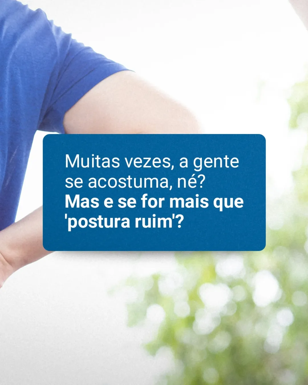 Aquela dor nas costas que sempre volta... Você já convenceu que ela faz parte da sua rotina?