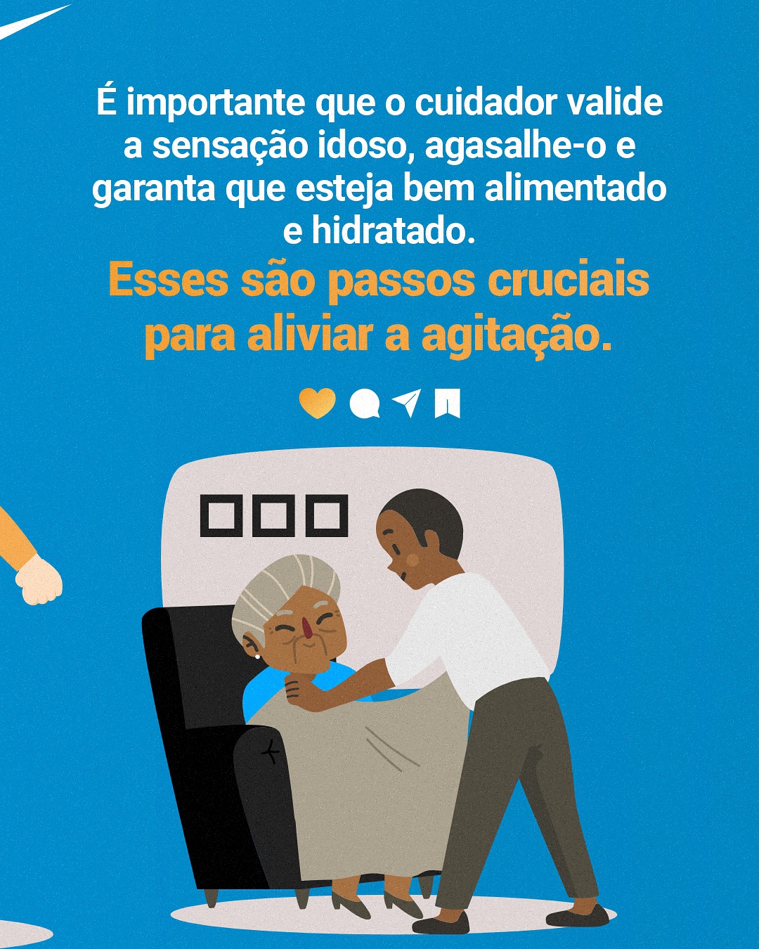O frio pode aumentar a irritabilidade do idoso com  Alzheimer