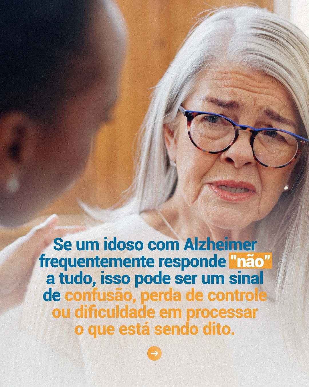 Idoso com Alzheimer