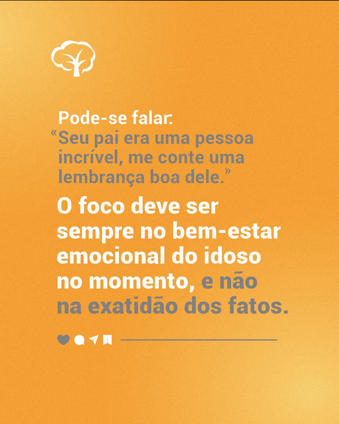 Posso mentir para um idoso com Alzheimer?