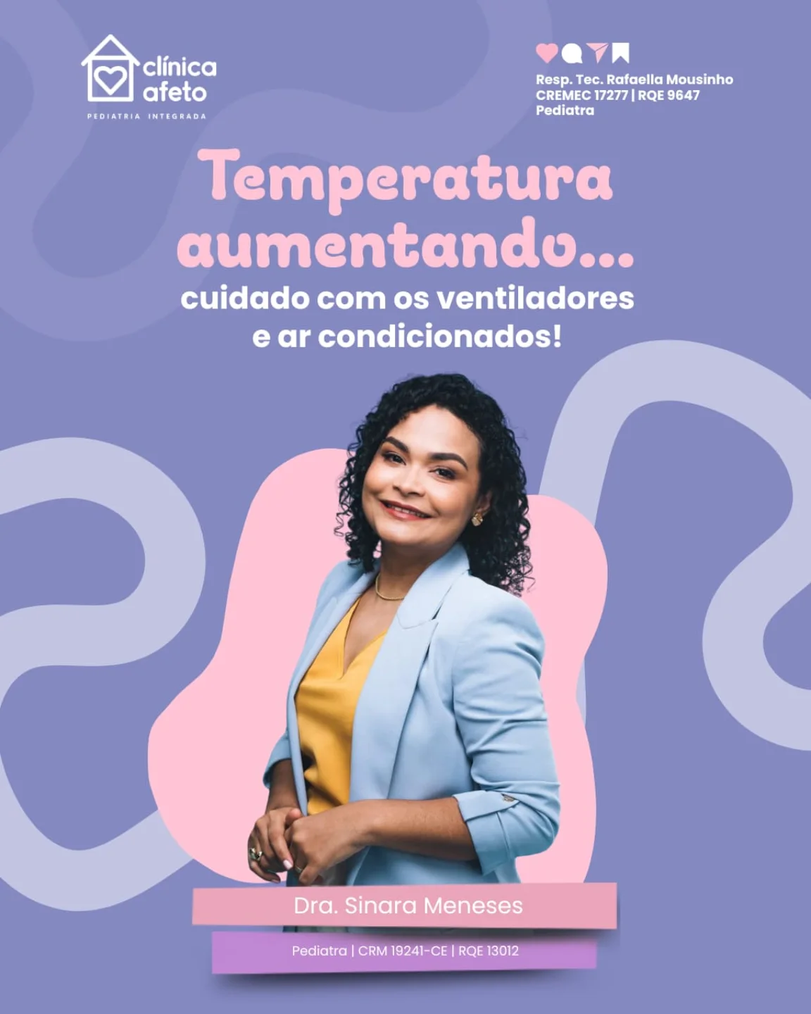 Temperatura aumentando cuidado com os ventiladores e ar condicionado