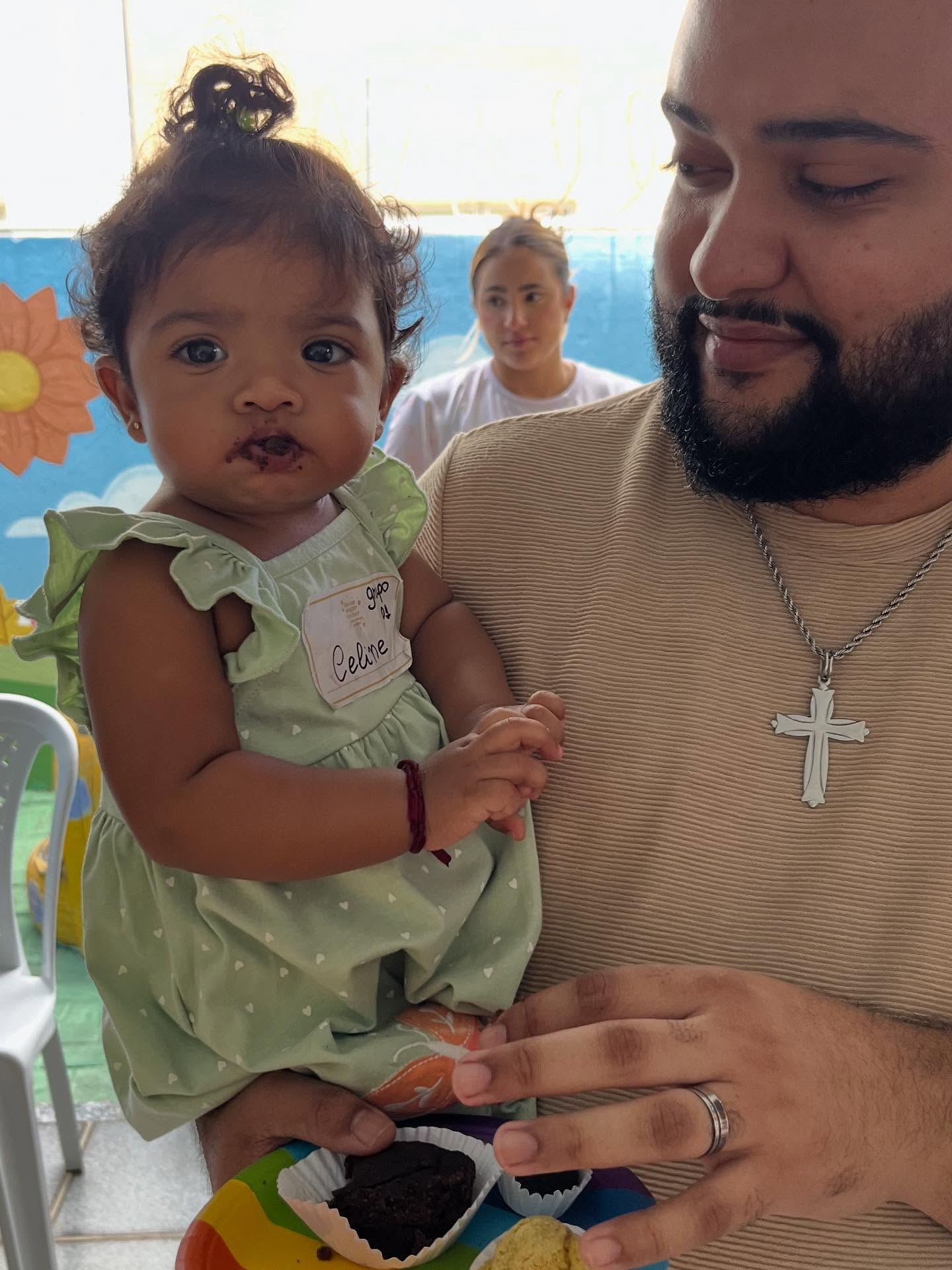 Foi especial demais ver os pequenos experimentando e aprovando os nossos lanchinhos saudáveis e nutritivos