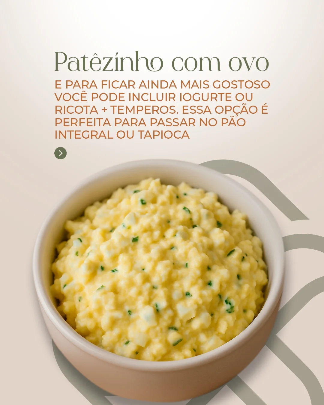 Calma! Não precisa riscar o ovo do cardápio.