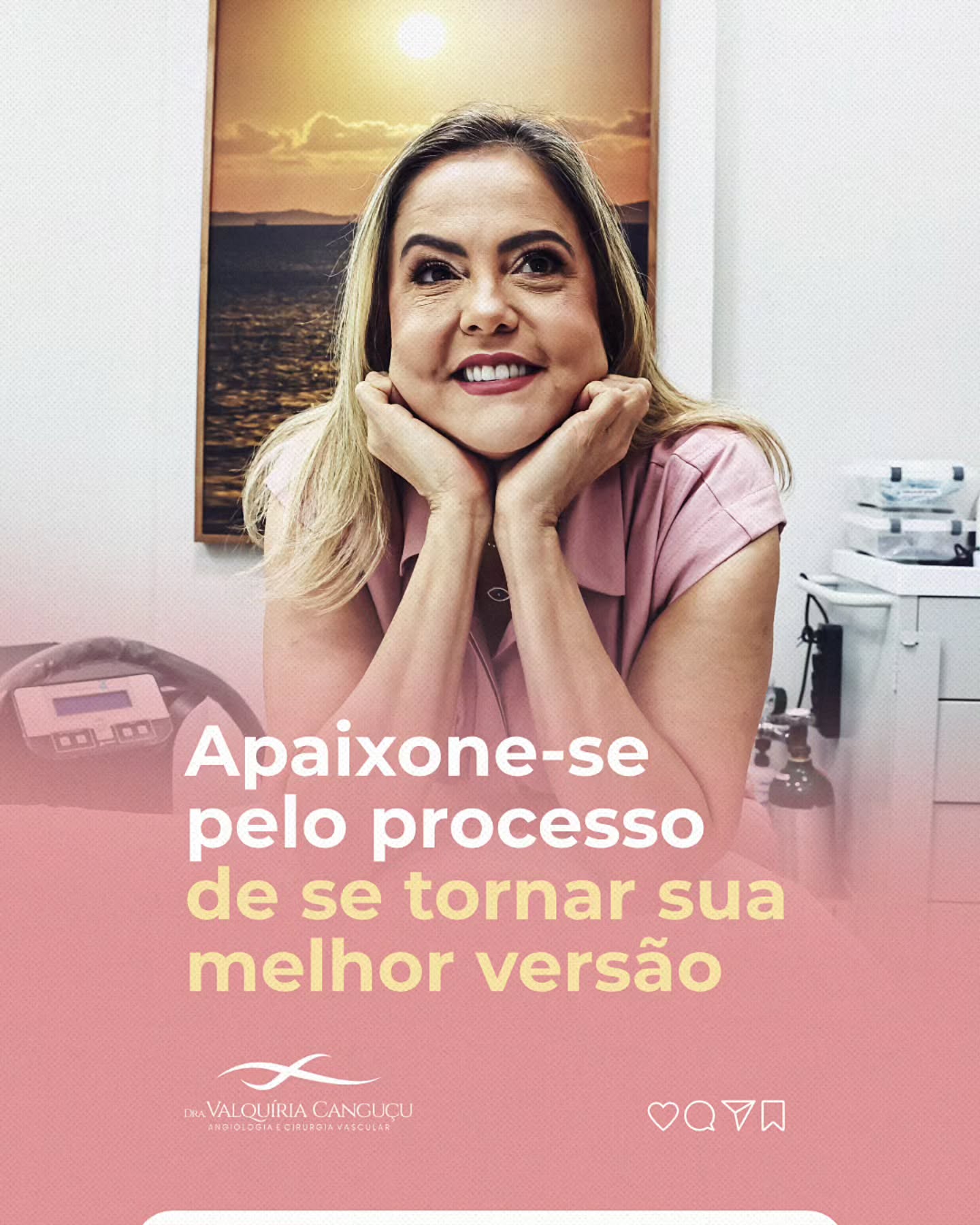 Permita-se evoluir todos os dias com leveza e amor por você mesma.