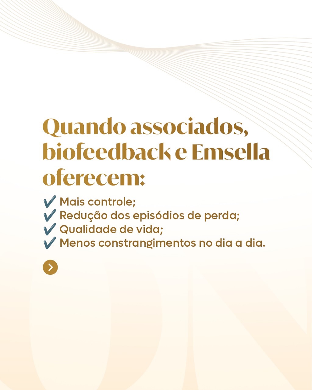 orque ninguém deveria se acostumar com o incômodo da incontinência fecal!