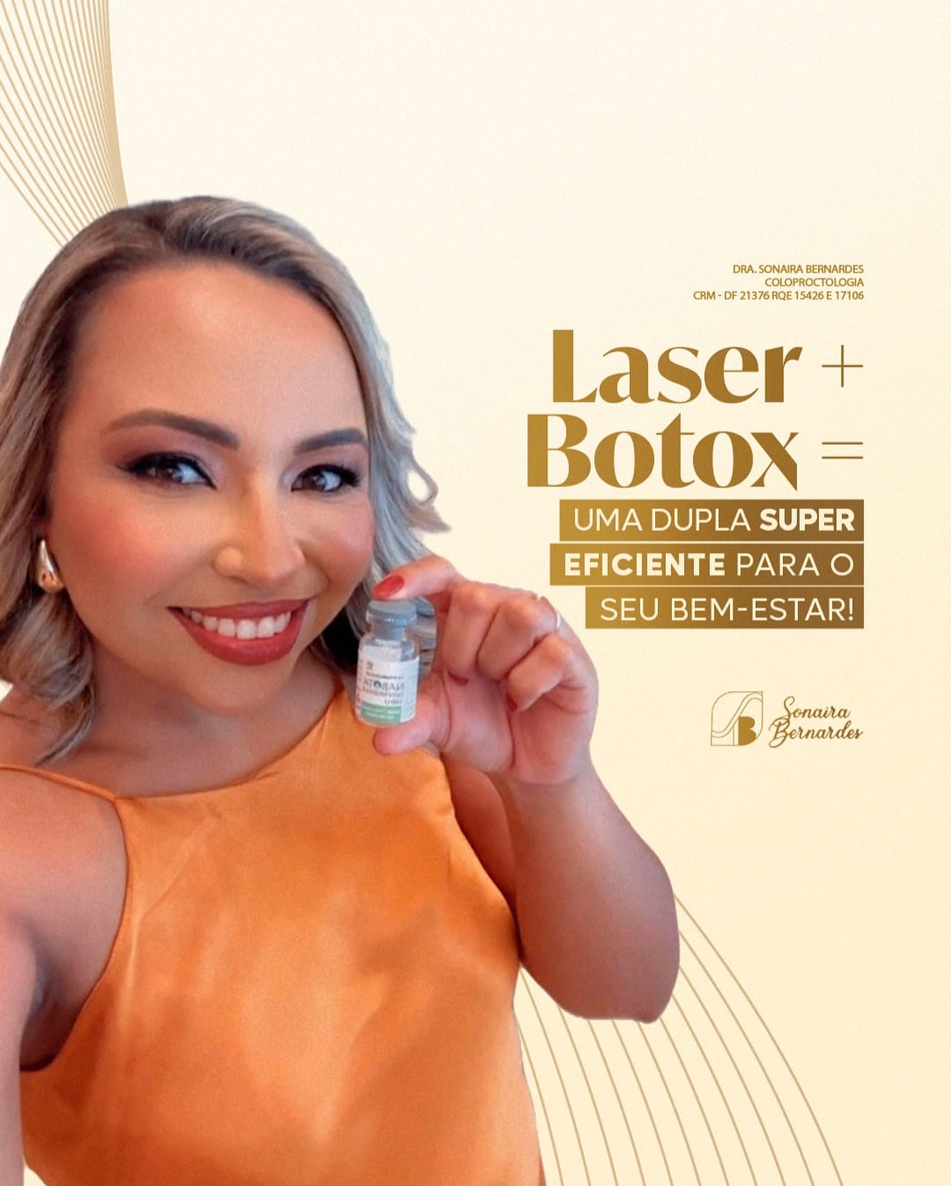 Laser + Botox  uma dupla super eficiente para o seu bem- estar