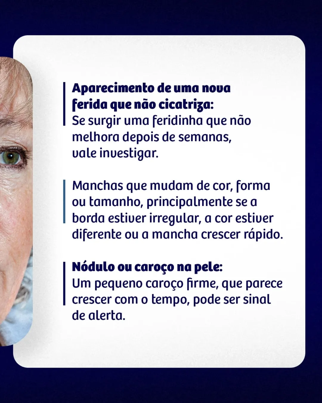 Quais são os sinais de recindiva de um Câncer de Pele?