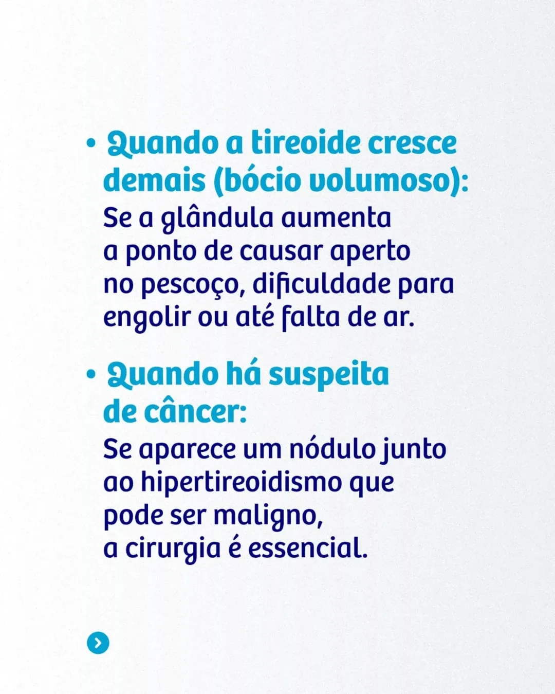 Quais casos de hipertireoidismo exigem cirurgia?
