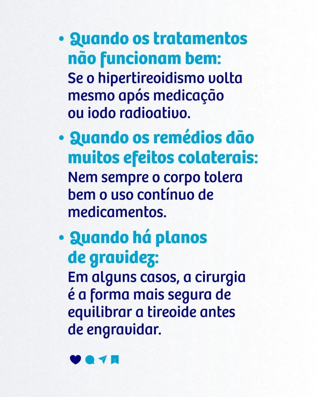Quais casos de hipertireoidismo exigem cirurgia?