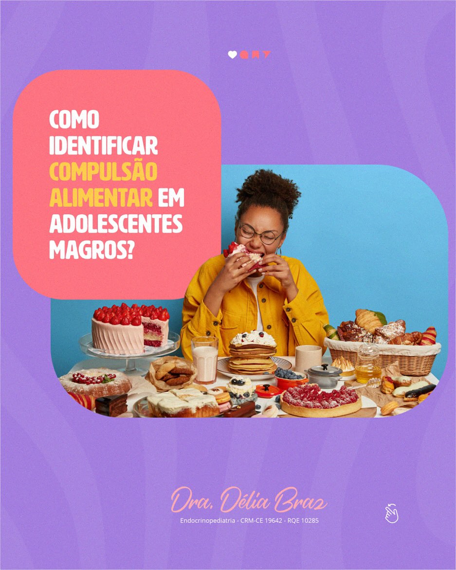 Como identificar compulsão alimentar em adolescentes magros?