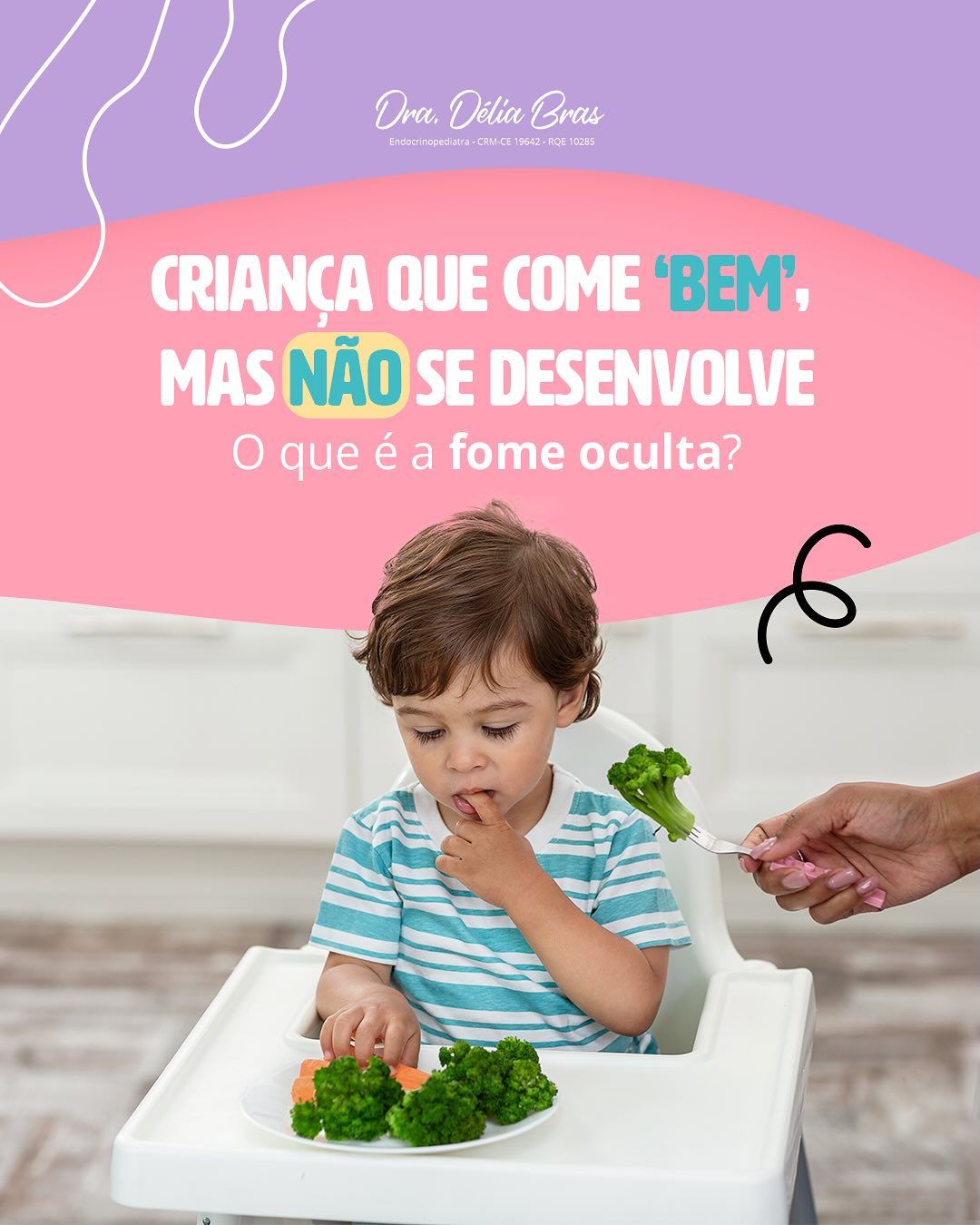 Criança que come 'bem' ma não se desenvolve