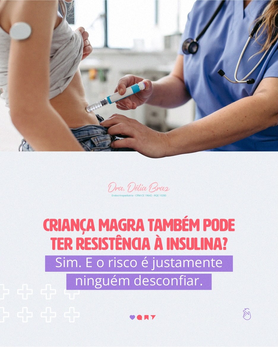 Criança magra também pode ter resistência à insulina?