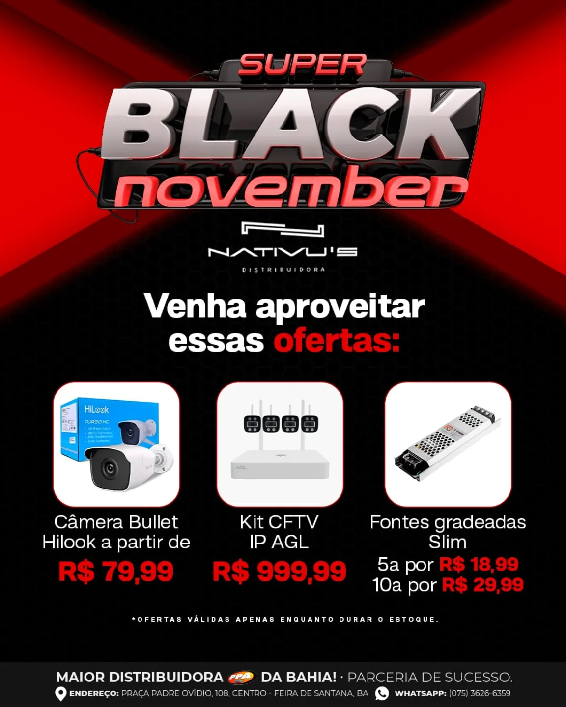 No Black Novembro da Nativu's, você encontra ofertas que vão fazer seu projeto sair do papel com economia e tecnologia de ponta.