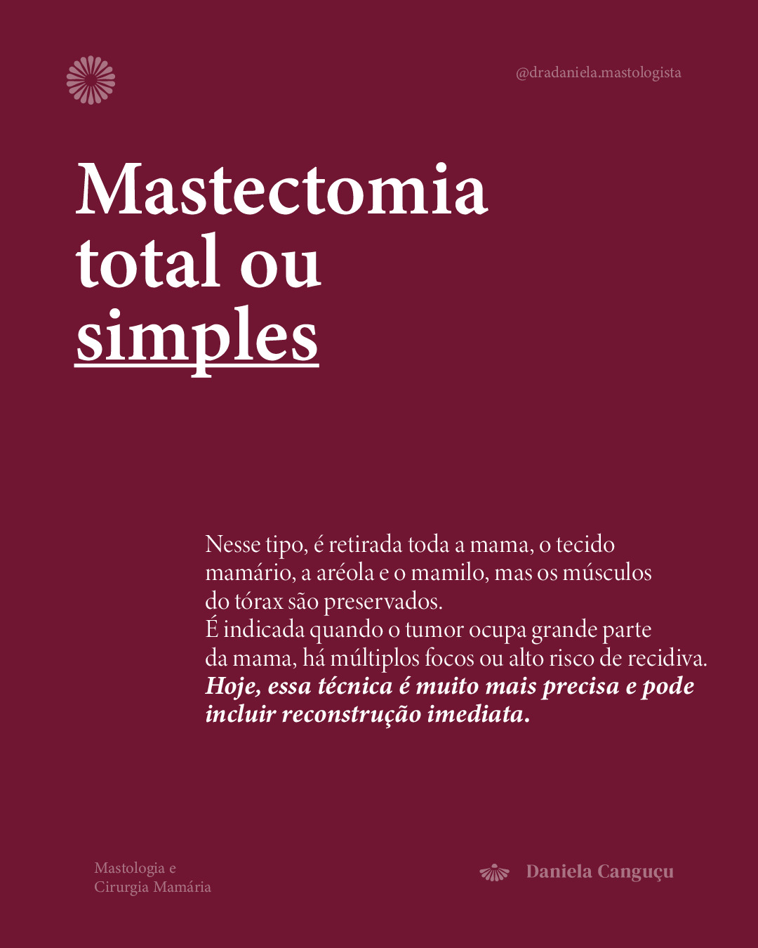 Tipos de mastectomia