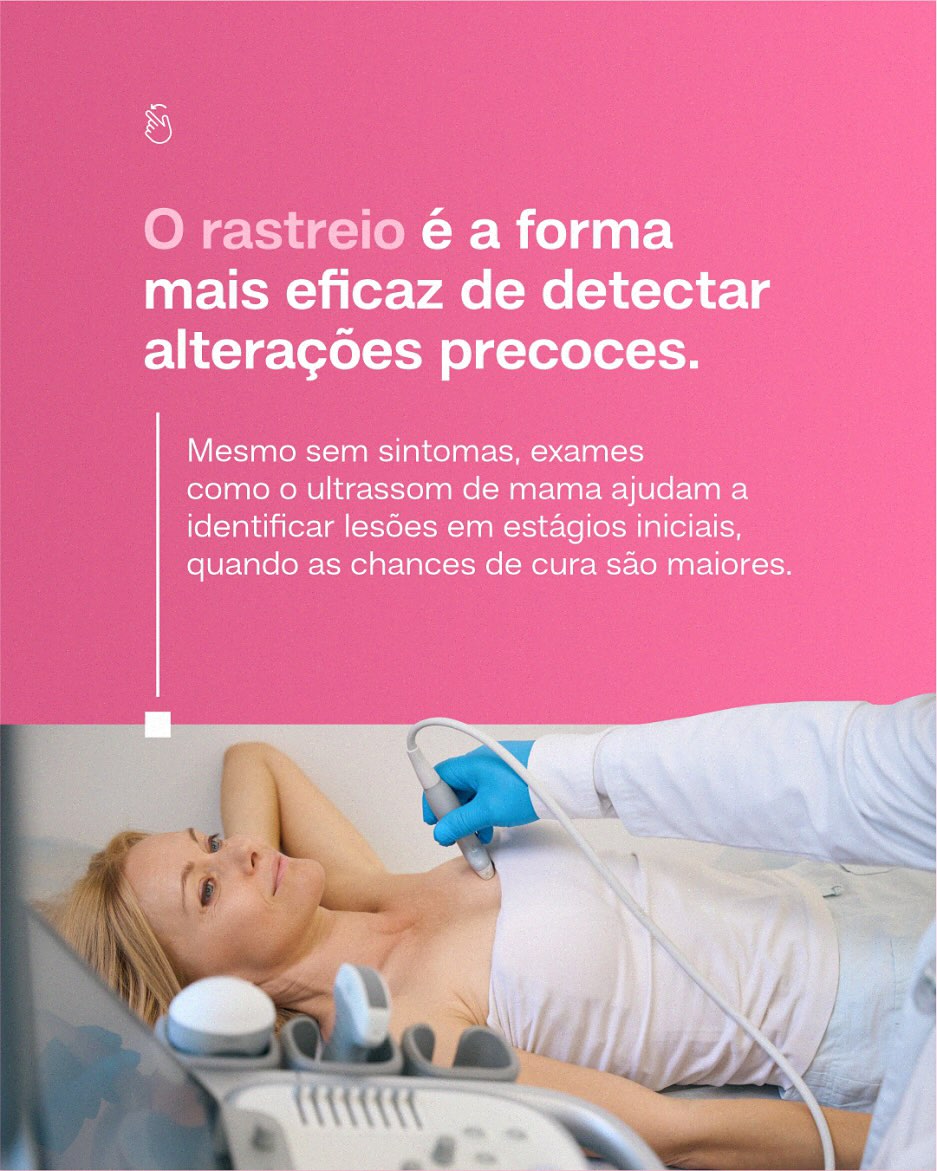 Você sabia que o câncer de mama pode ser detectado antes dos sintomas?