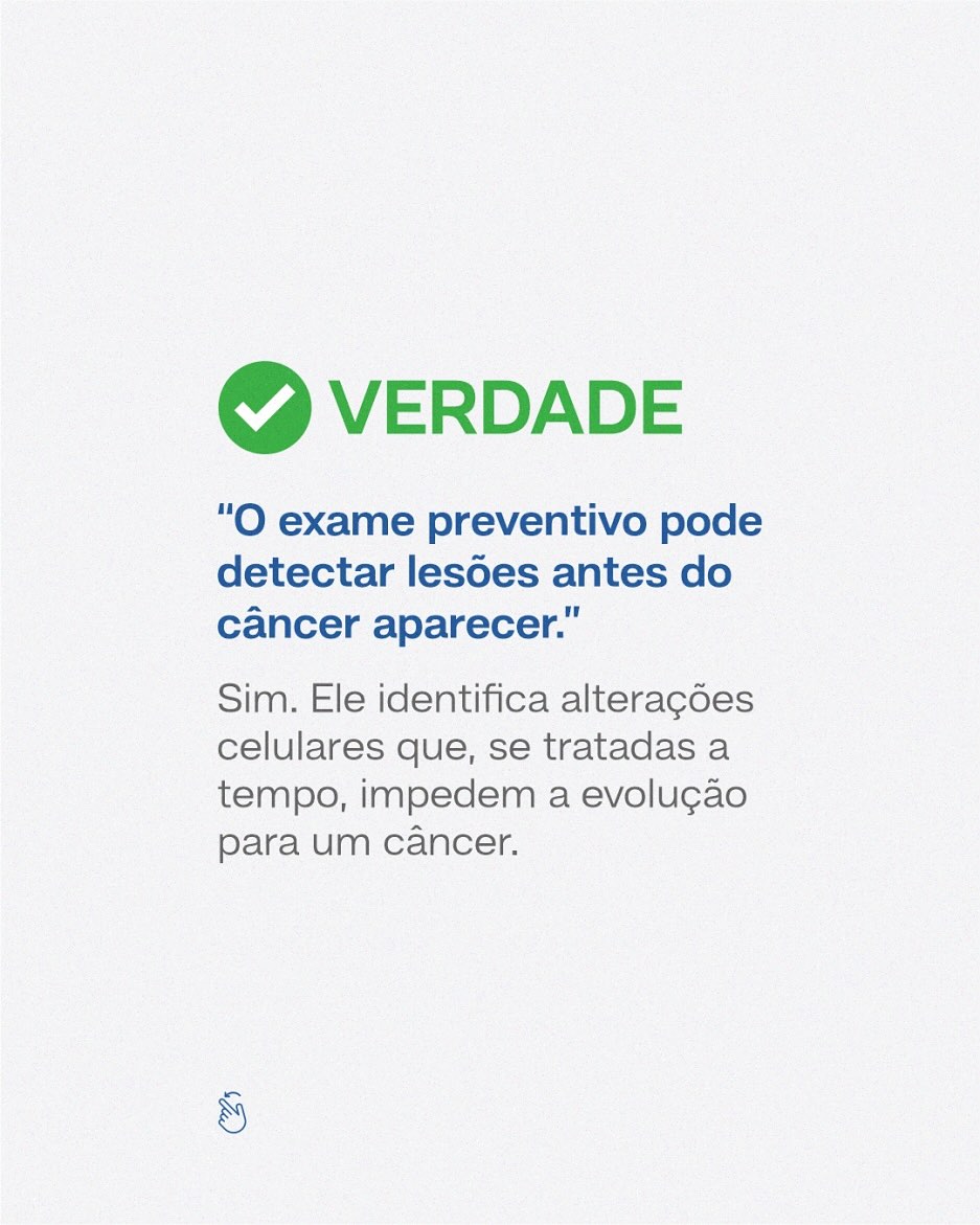 Mitos e Verdade sobre o exame preventivo