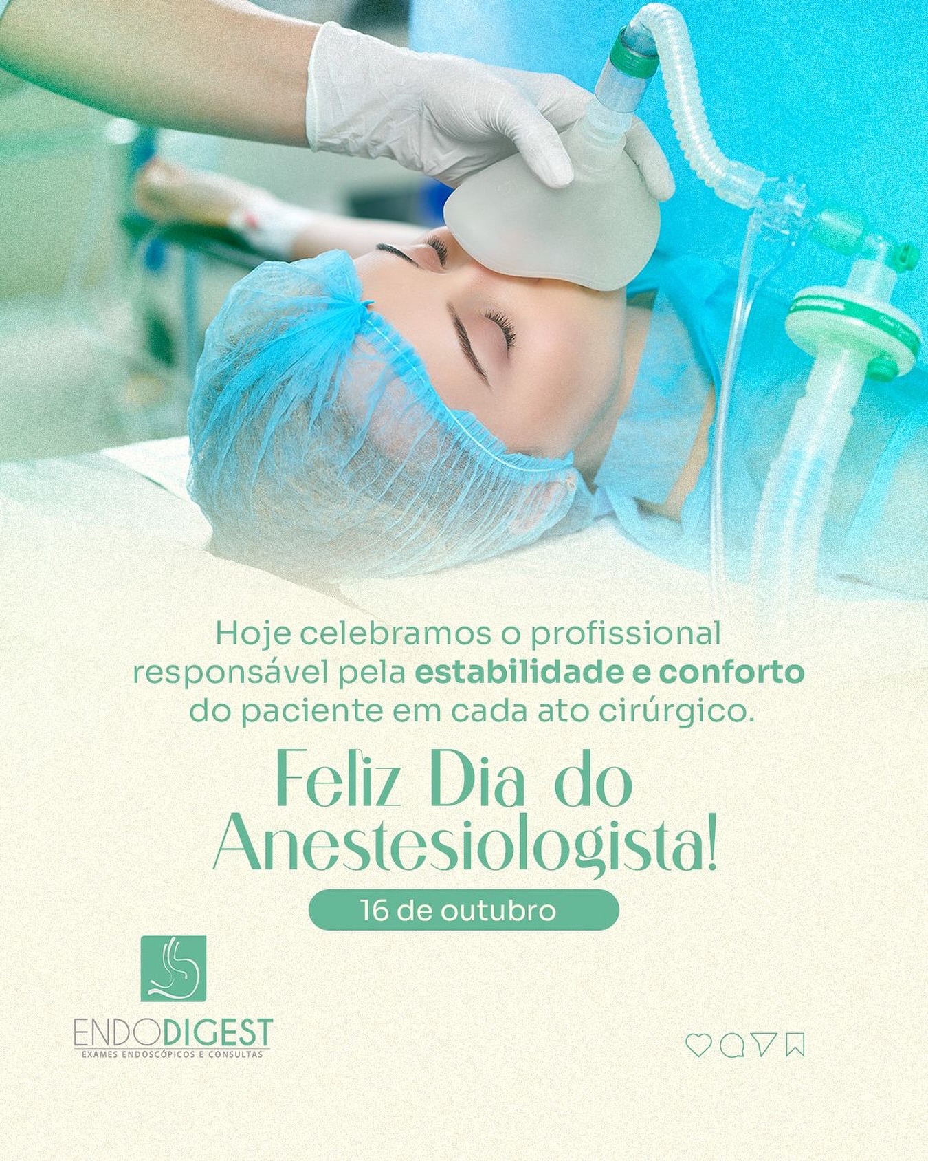 Feliz dia do Anestologista!