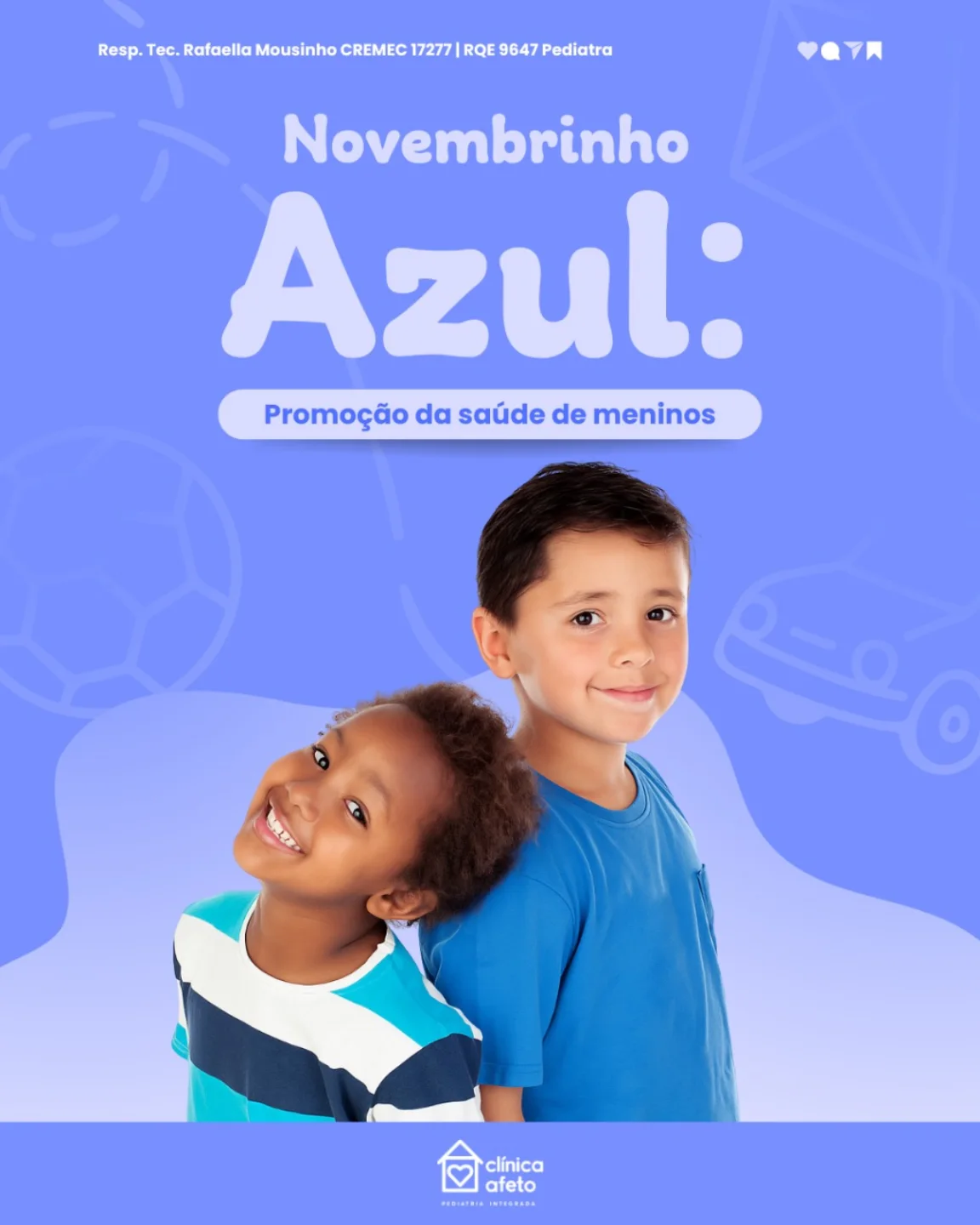 Cuidar dos meninos desde cedo faz toda a diferença!