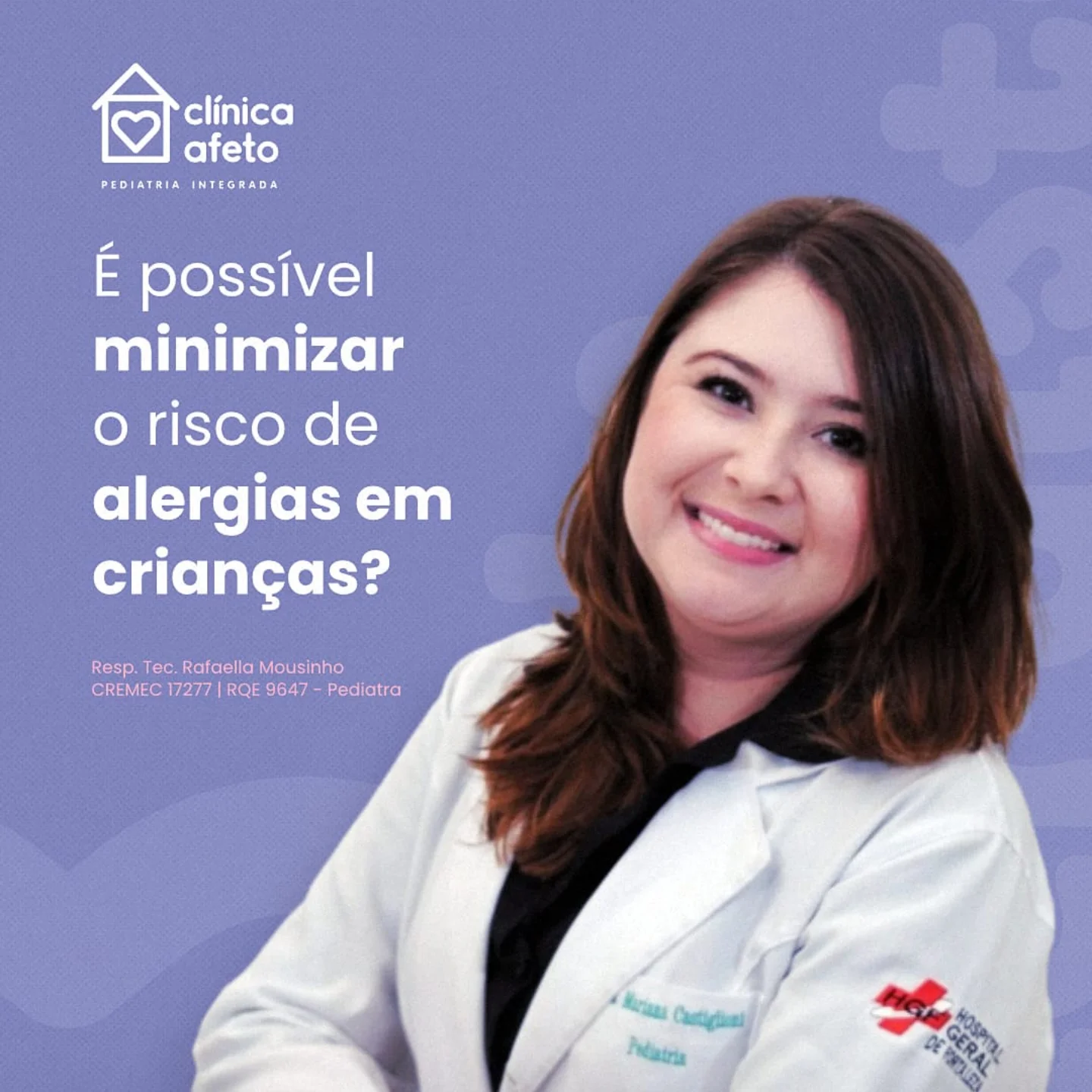 O acompanhamento com o pediatra alergista permite identificar fatores de risco e ajustar condutas precocemente!