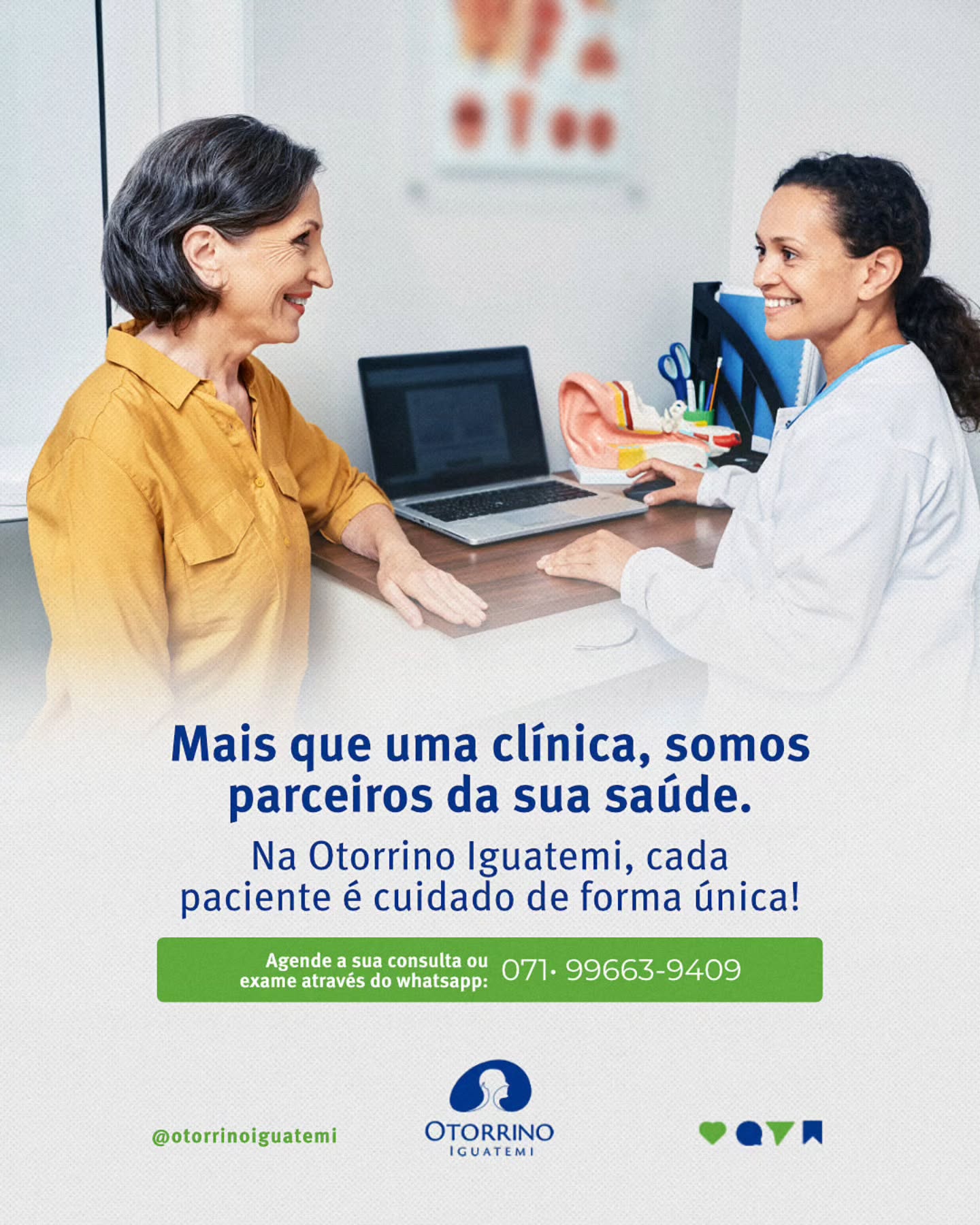 Mais do que clínica somos parceiros de saúde