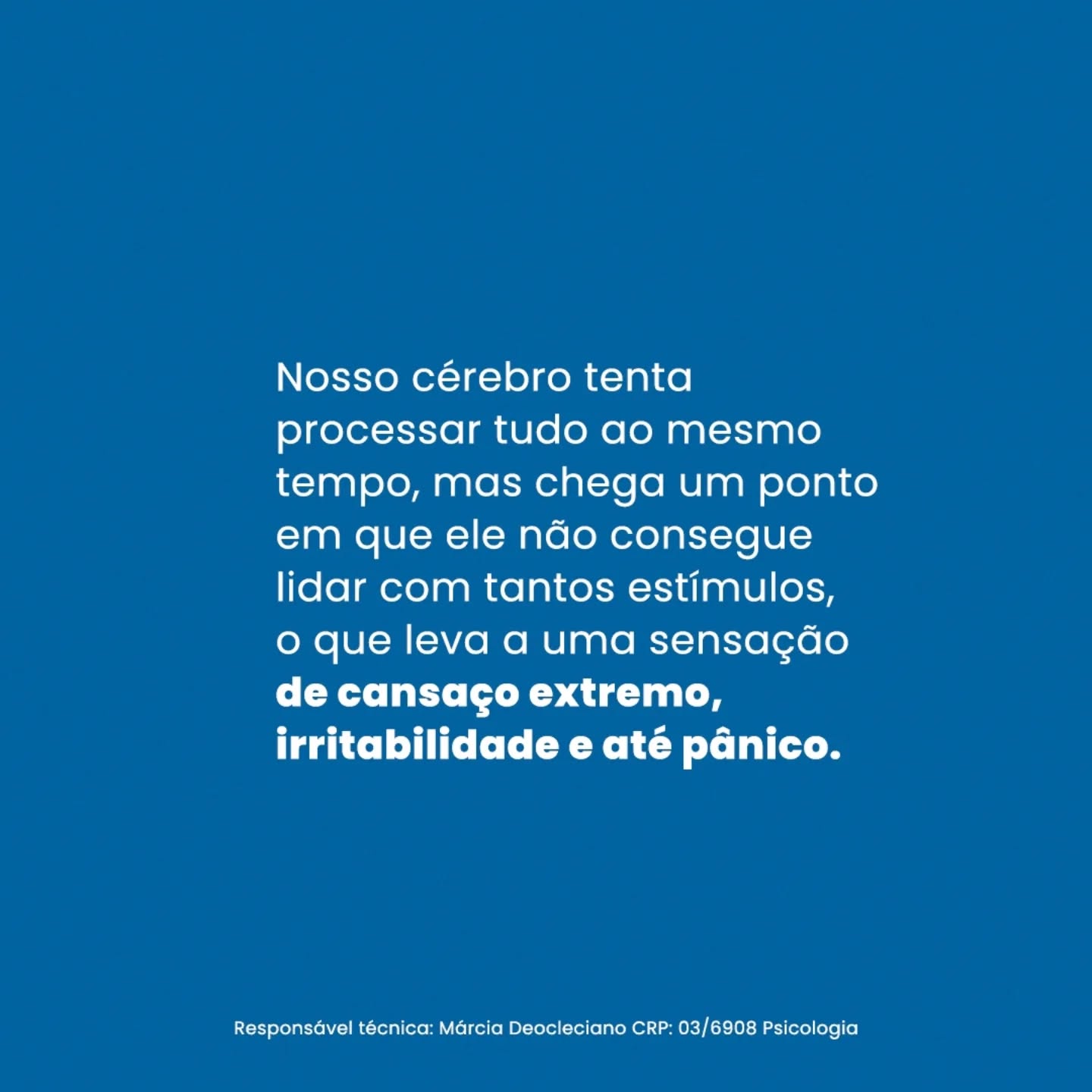 A sobrecarga sensorial é uma experiência intensa e desafiadora para muitas pessoas, e requer paciência e compreensão.