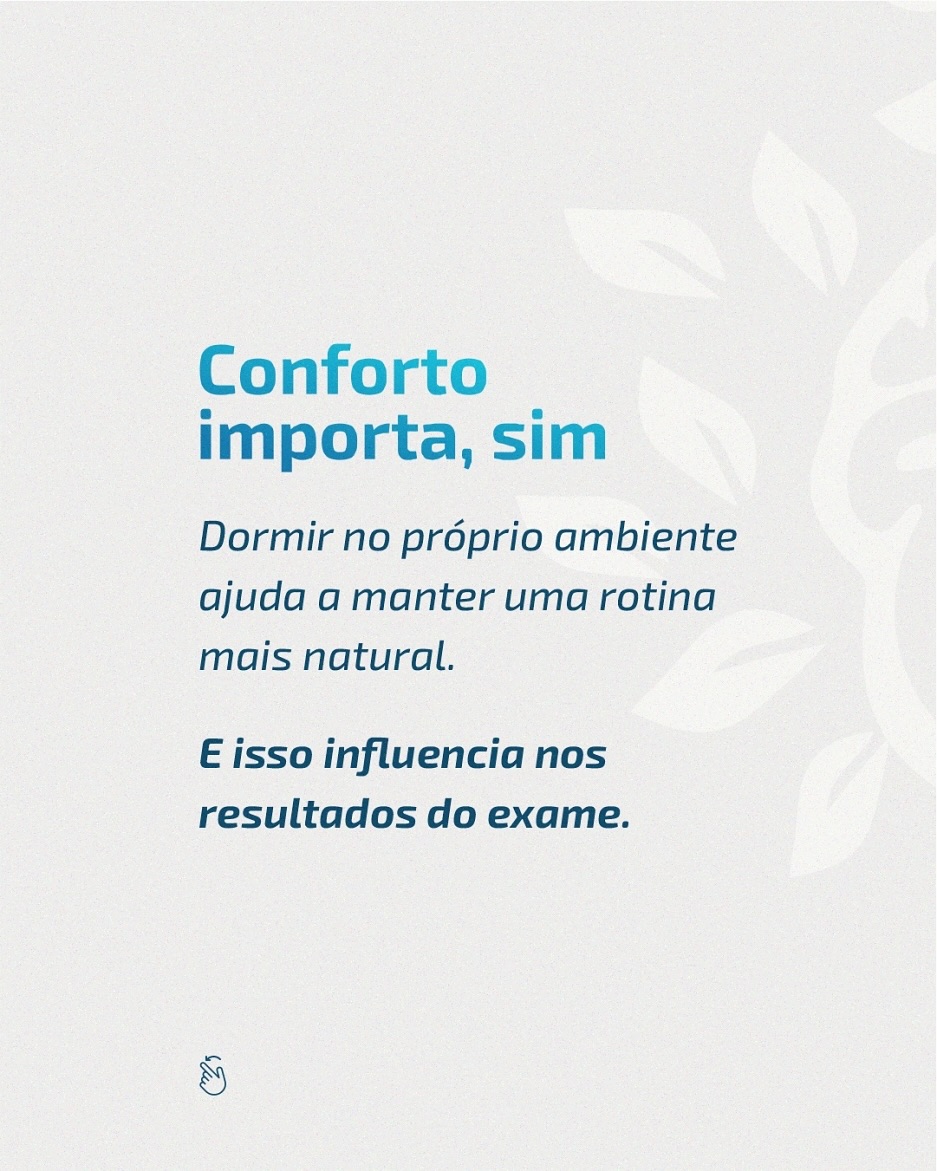 Dormir em casa ou no hospital?