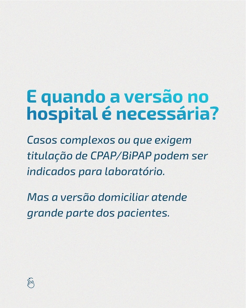 Dormir em casa ou no hospital?