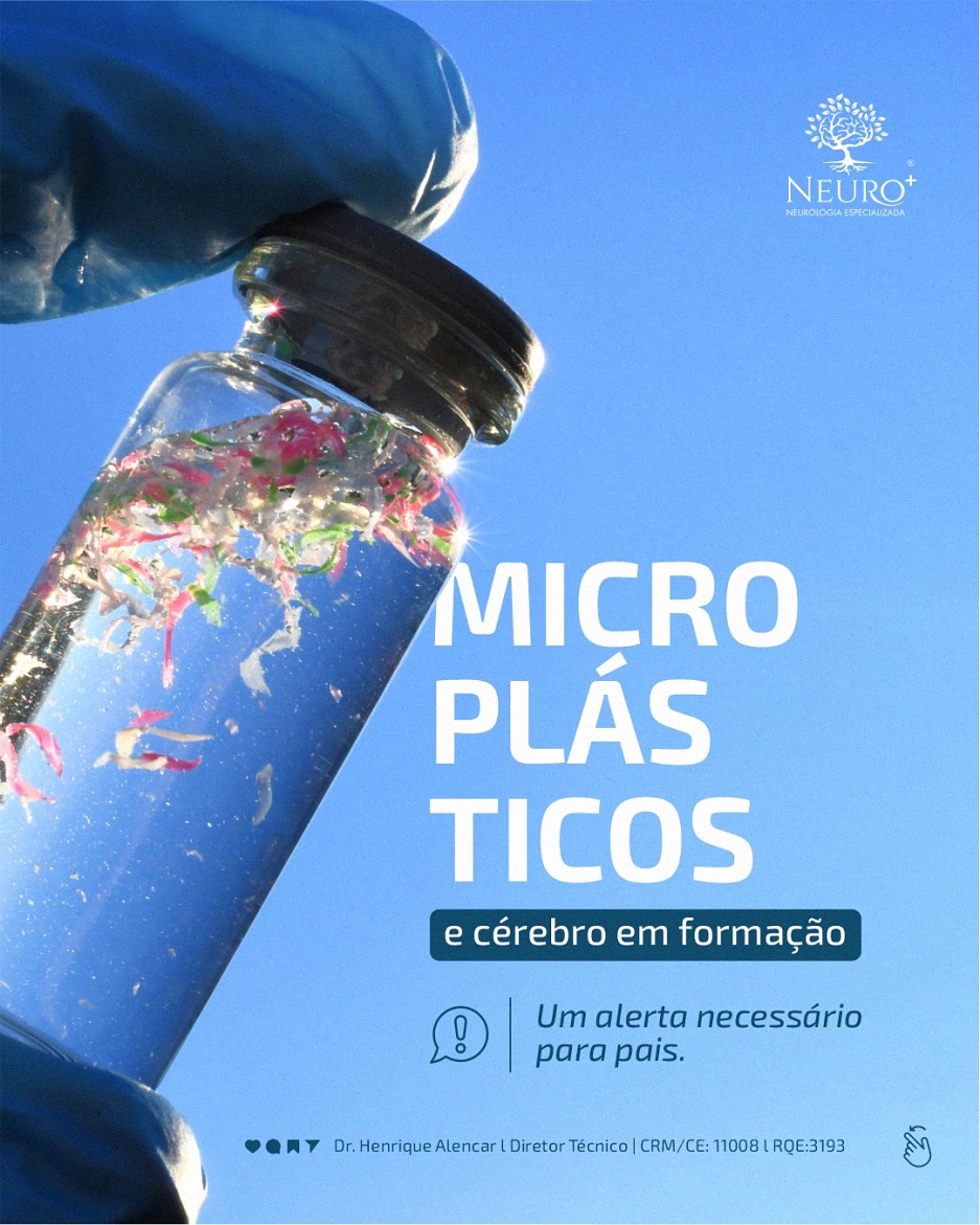 Microplásticos e cérebro em formação
